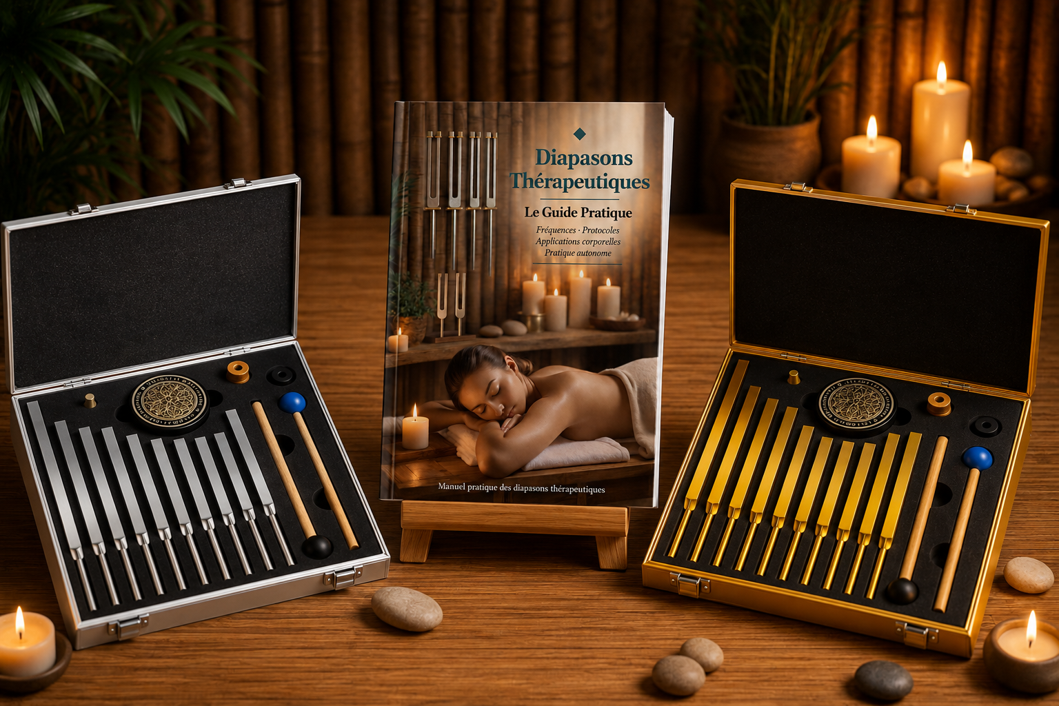 Kit de diapason therapeutique + Le livre